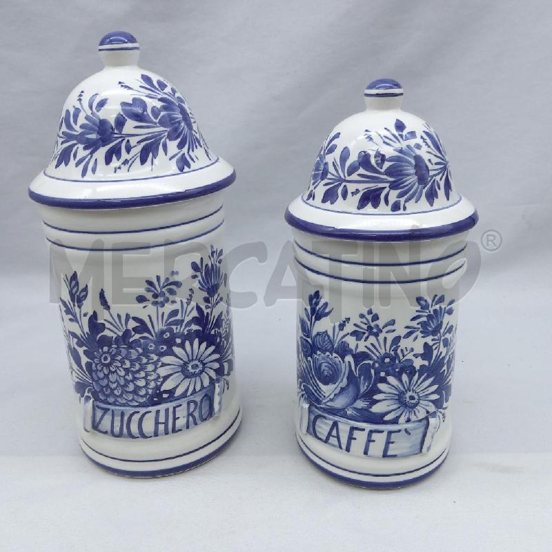 BARATTOLO ZUCCHERO CAFFE BASSANO BNC DECORO BLU | Mercatino dell'Usato San maurizio canavese 1