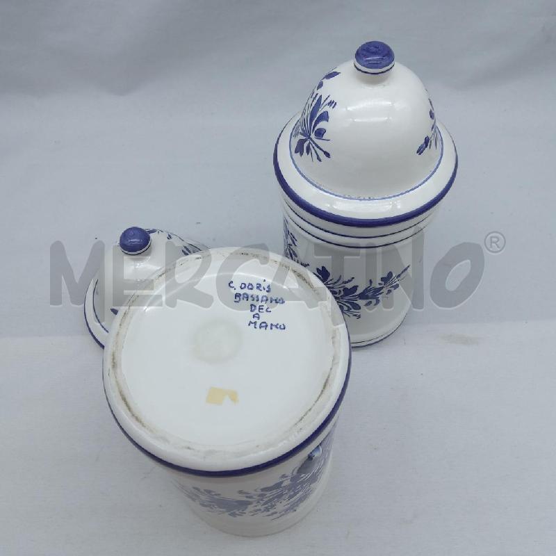 BARATTOLO ZUCCHERO CAFFE BASSANO BNC DECORO BLU | Mercatino dell'Usato San maurizio canavese 3