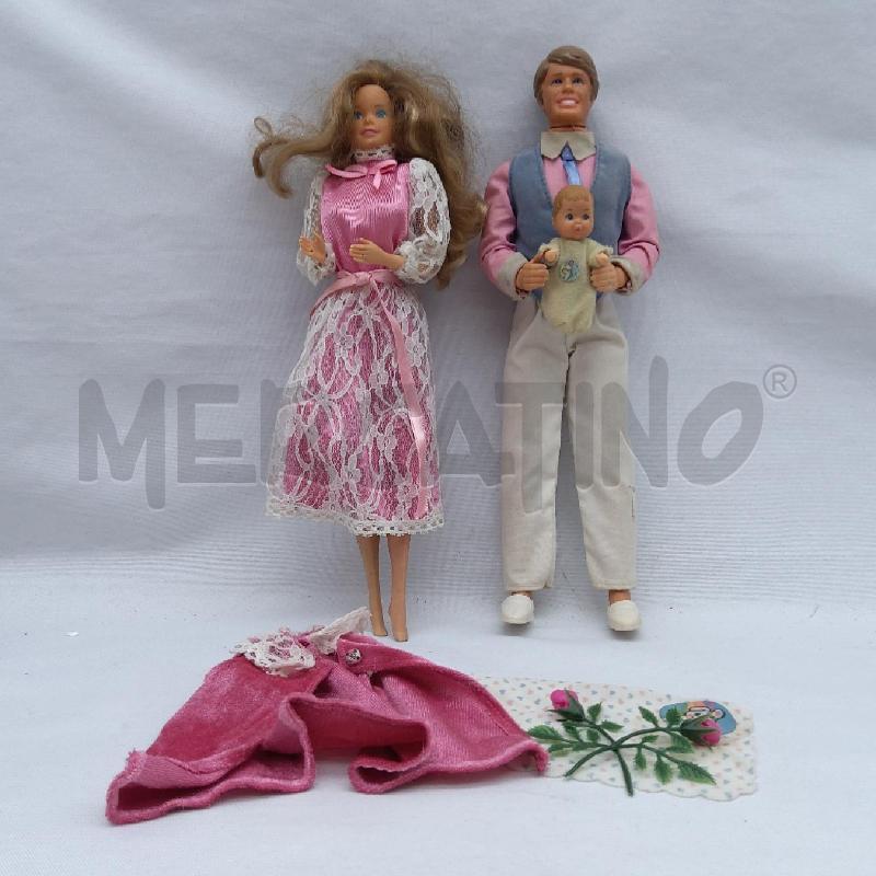 BARBIE HEART FAMILY MAMMA PAPA E FIGLIO CON ACCESSORI | Mercatino dell'Usato San maurizio canavese 5