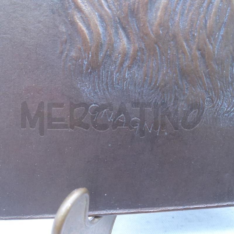 BASSORILIEVO BRONZO LEONARDO DA VINCI GNAGNI 1967 ZECCA | Mercatino dell'Usato San maurizio canavese 3