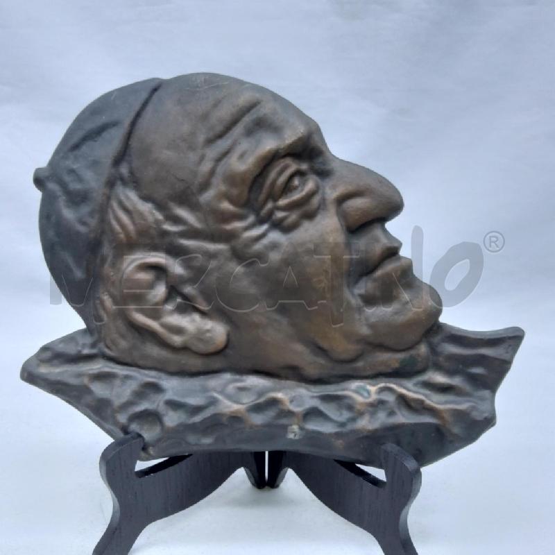 BASSORILIEVO BRONZO PAPA GIOVANNI XXIII | Mercatino dell'Usato San maurizio canavese 1