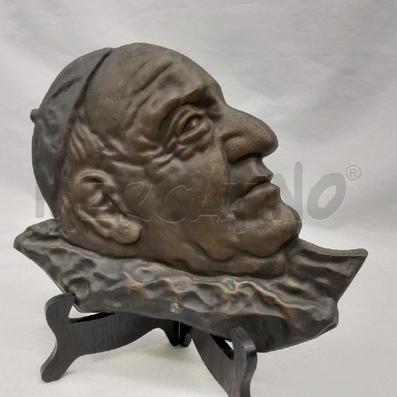BASSORILIEVO BRONZO PAPA GIOVANNI XXIII | Mercatino dell'Usato San maurizio canavese 2