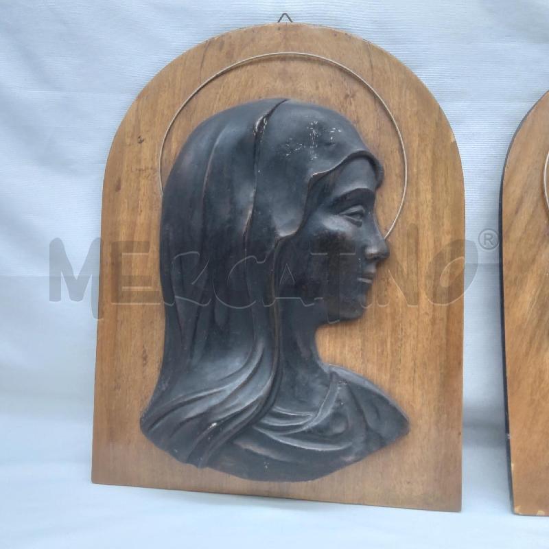 BASSORILIEVO COPPIA CRISTO E MADONNA ZANNI | Mercatino dell'Usato San maurizio canavese 2