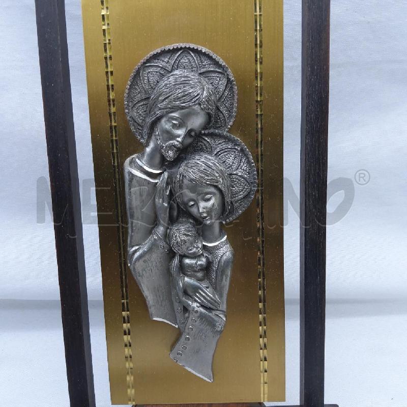 BASSORILIEVO NATIVITÀ LEGNO LASTRA OTTONATA | Mercatino dell'Usato San maurizio canavese 2