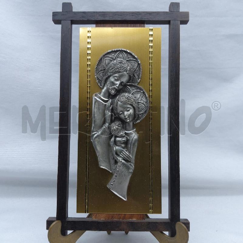 BASSORILIEVO NATIVITÀ LEGNO LASTRA OTTONATA | Mercatino dell'Usato San maurizio canavese 3