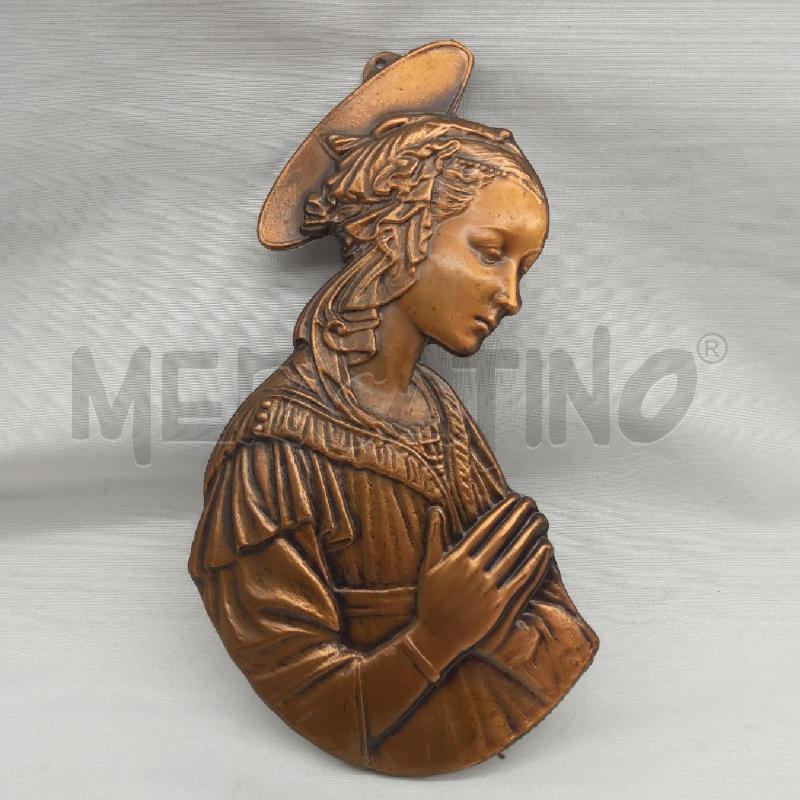 BASSORILIEVO RAME MADONNA | Mercatino dell'Usato San maurizio canavese 1