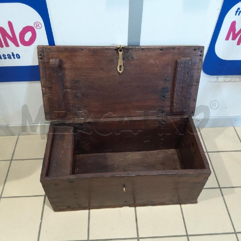 BAULETTO RETT LEGNO SCURO 2 MANIGLIE | Mercatino dell'Usato San maurizio canavese 3