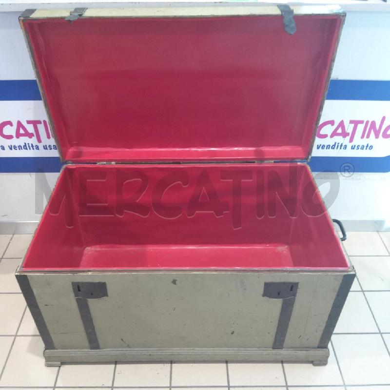 BAULE 100X55X60 VERDE SALVIA NERO 2 MANIGLIE | Mercatino dell'Usato San maurizio canavese 5
