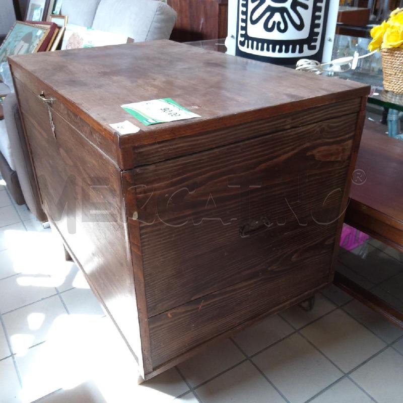 BAULE IN LEGNO 105X65X80 | Mercatino dell'Usato San maurizio canavese 2