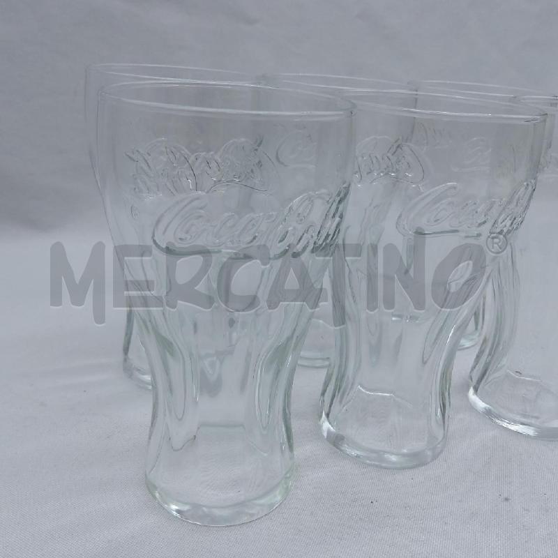 BICCHIERI PZ. 6 COCA COLA  | Mercatino dell'Usato San maurizio canavese 2