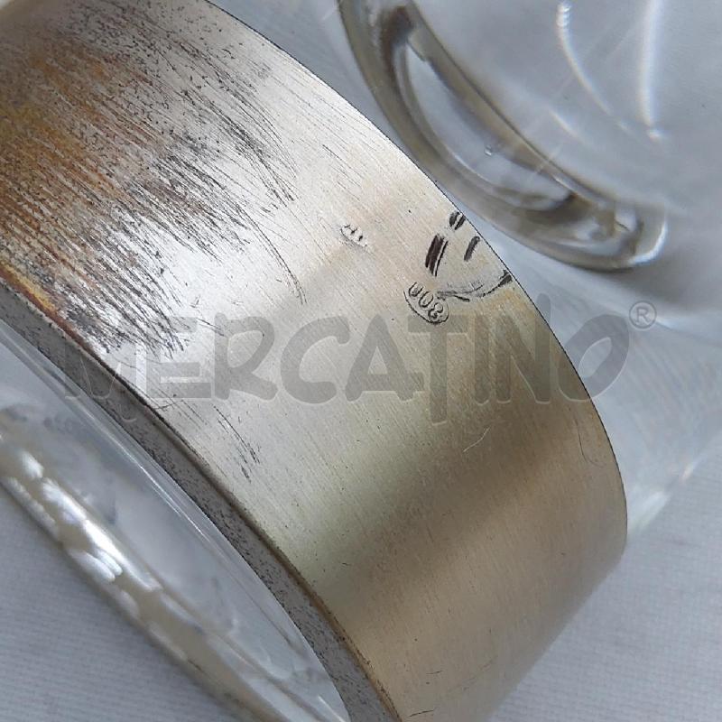 BICCHIERI PZ. 6 TUBOLARI KRISTAL BASE ARGENTO ROMBI | Mercatino dell'Usato San maurizio canavese 2