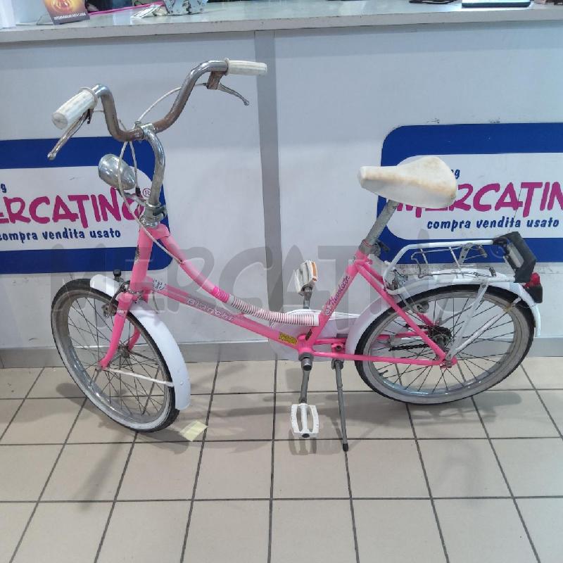 BICICLETTA D ROSA NUVOLETTA BIANCHI  | Mercatino dell'Usato San maurizio canavese 1
