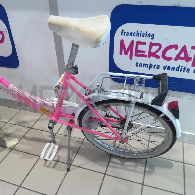 BICICLETTA D ROSA NUVOLETTA BIANCHI  | Mercatino dell'Usato San maurizio canavese 2