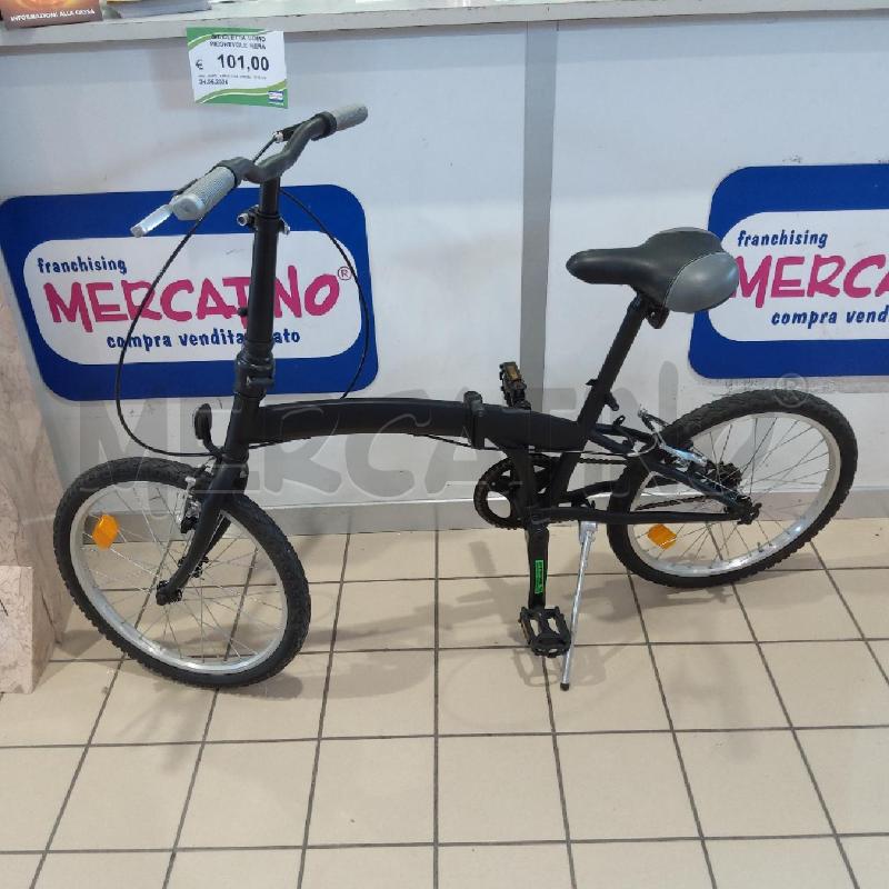 BICICLETTA UOMO PIEGHEVOLE NERA | Mercatino dell'Usato San maurizio canavese 3