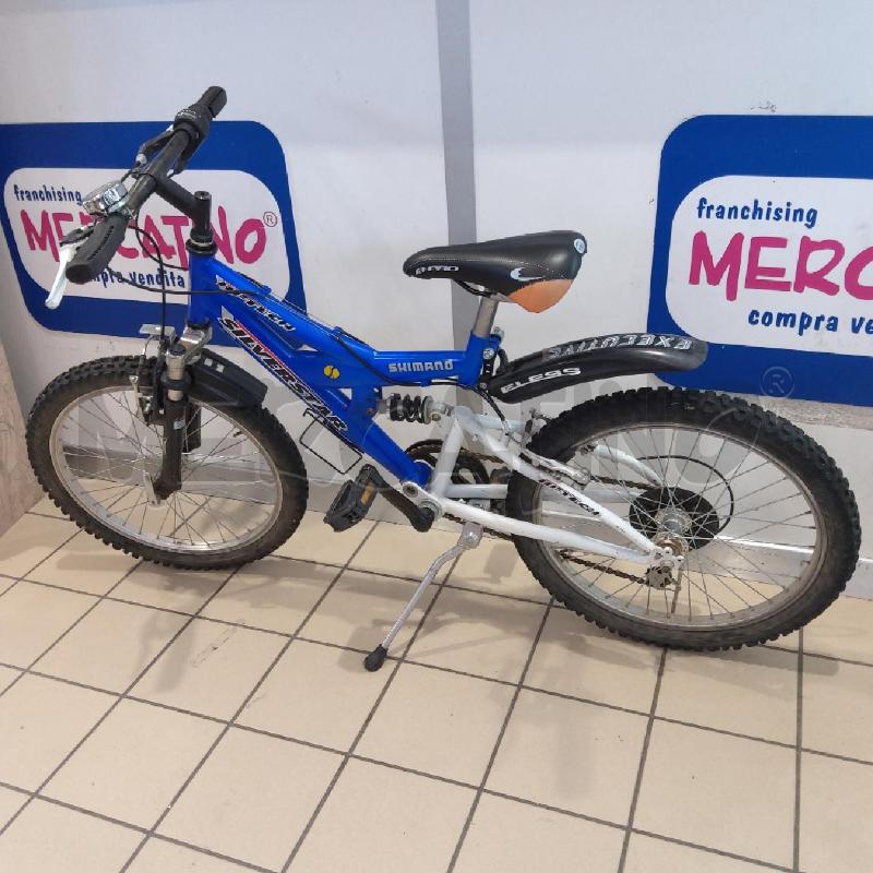 BICICLETTINA BAMBINO BLU SILVER STAR HI TECH RUOTE 20 | Mercatino dell'Usato San maurizio canavese 1