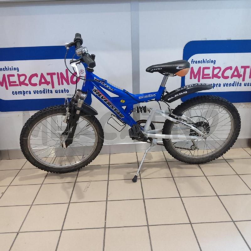 BICICLETTINA BAMBINO BLU SILVER STAR HI TECH RUOTE 20 | Mercatino dell'Usato San maurizio canavese 2