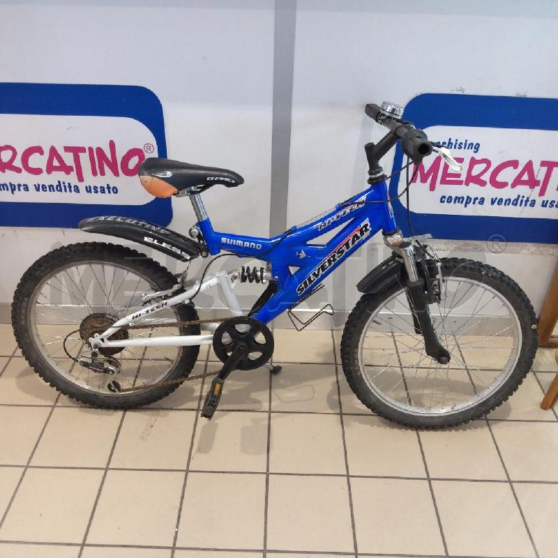 BICICLETTINA BAMBINO BLU SILVER STAR HI TECH RUOTE 20 | Mercatino dell'Usato San maurizio canavese 3