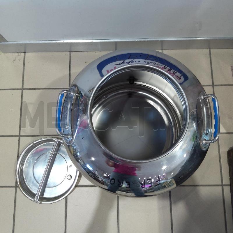 BIDONCINO ACCIAIO 50 LITRI CON RUBINETTO | Mercatino dell'Usato San maurizio canavese 4