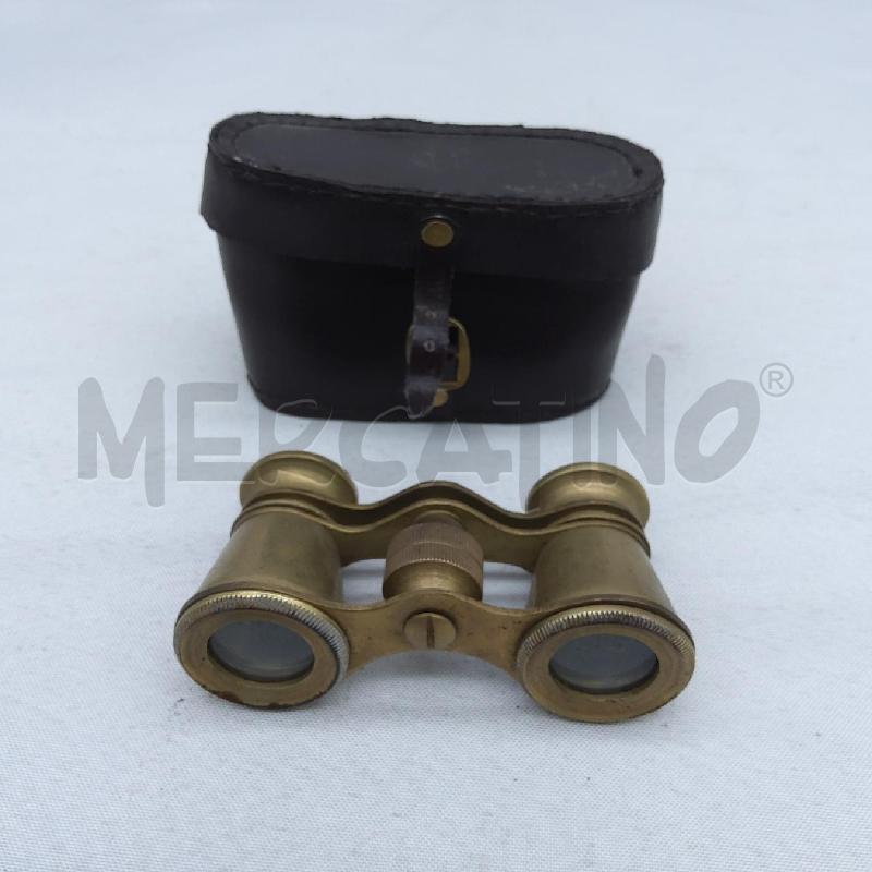 BINOCOLO D'EPOCA OTTONATO CON CUSTODIA | Mercatino dell'Usato San maurizio canavese 1