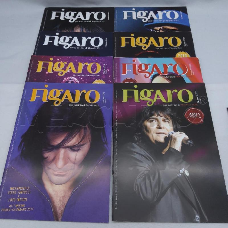 BLOCCO RIVISTE FIGARO RENATO ZERO | Mercatino dell'Usato San maurizio canavese 2