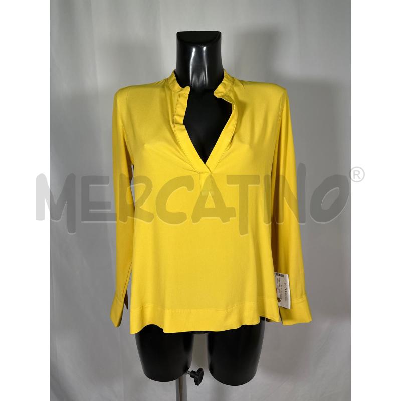 BLUSA DONNA KAOS SENAPE GIALLO  | Mercatino dell'Usato San maurizio canavese 1