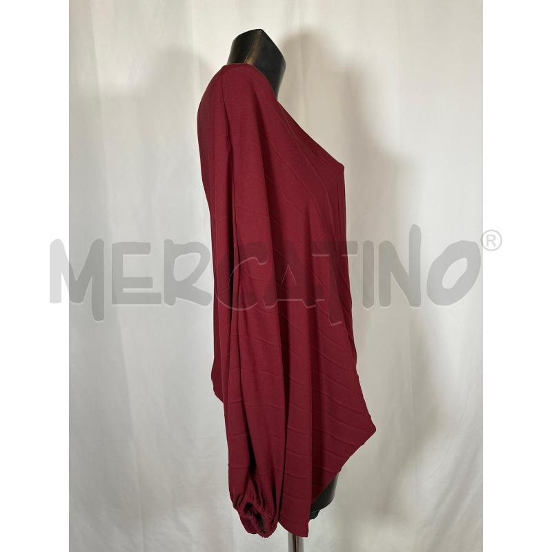 BLUSA DONNA VALENTINO ROSSO PLISSE SETA E VISCOSA  | Mercatino dell'Usato San maurizio canavese 2