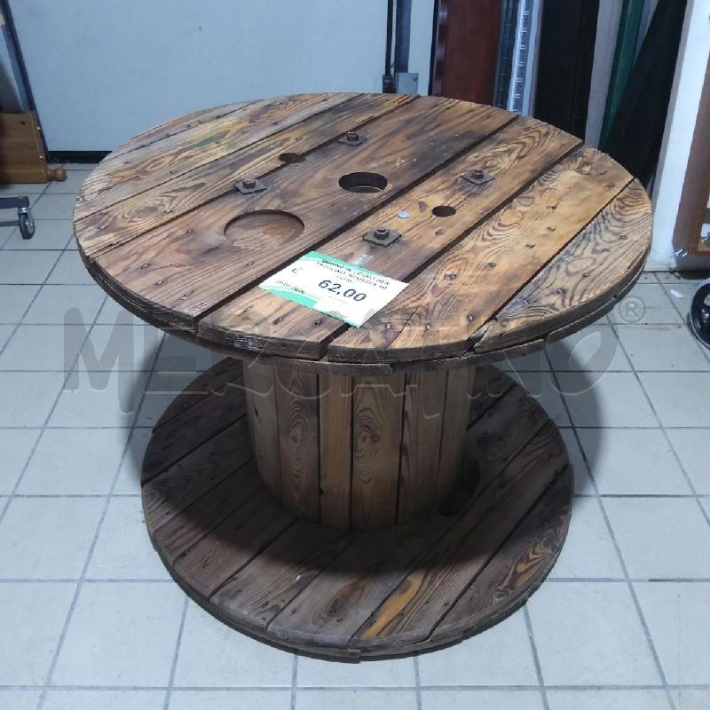BOBINA IN LEGNO PER TAVOLINO INDUSTRY 90 DIAM | Mercatino dell'Usato San maurizio canavese 1
