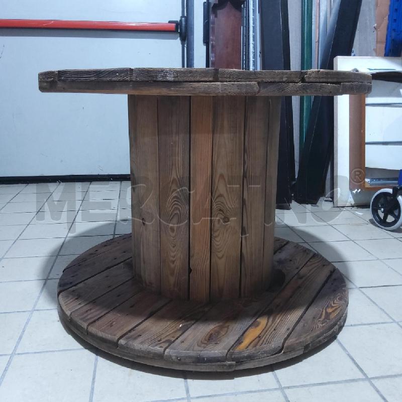 BOBINA IN LEGNO PER TAVOLINO INDUSTRY 90 DIAM | Mercatino dell'Usato San maurizio canavese 2