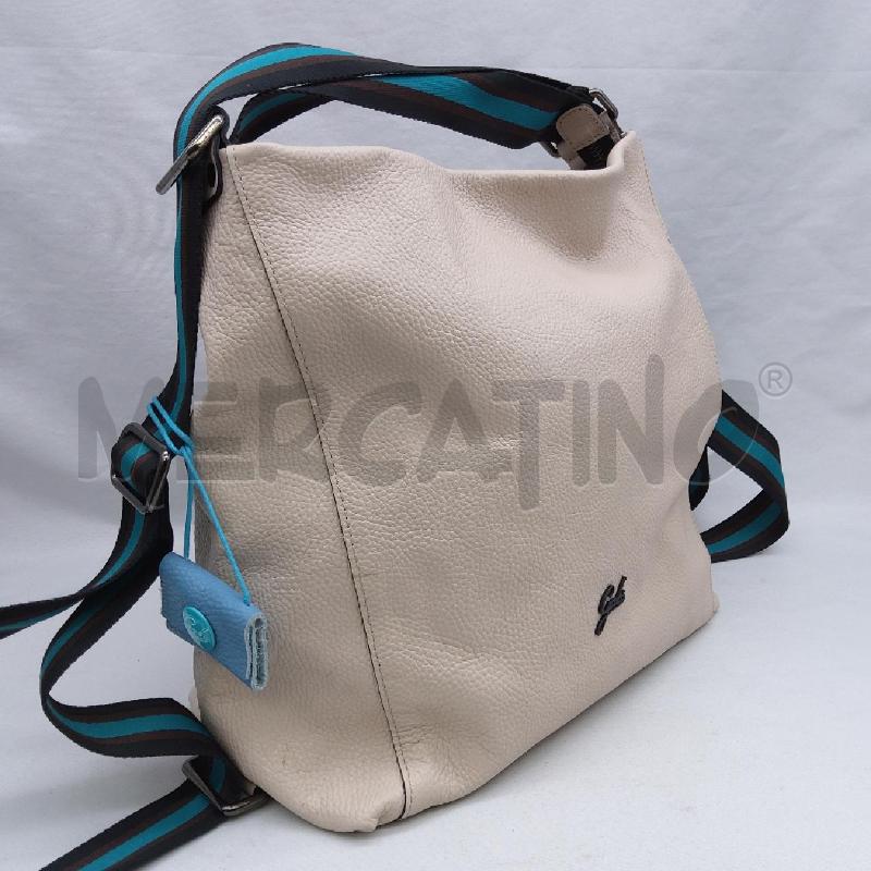BORSA/ZAINETTO DONNA GABS BEIGE TRACOLLA PETROLIO MARRONE NERO   | Mercatino dell'Usato San maurizio canavese 4