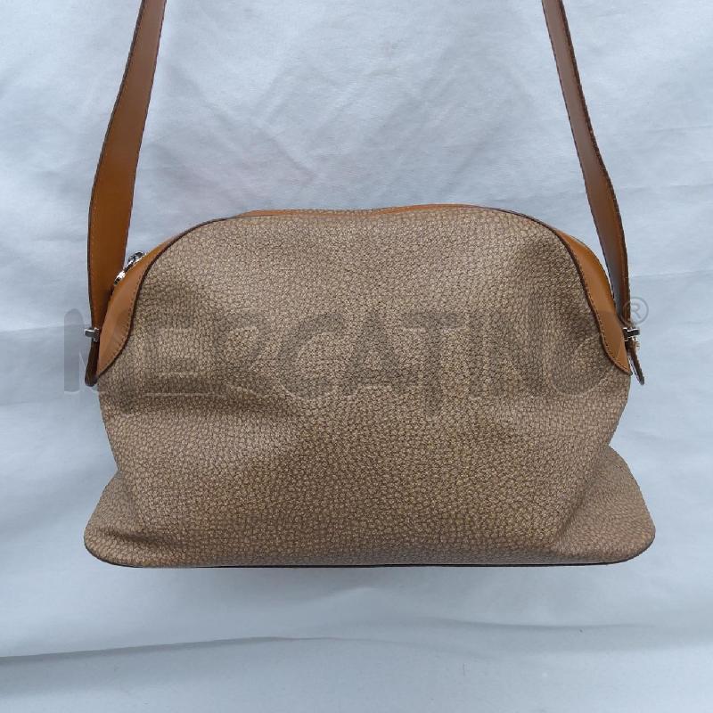 BORSA DONNA BORBONESE OCCHIO DI PERNICE MARRONE TRACOLLA DOPPIA | Mercatino dell'Usato San maurizio canavese 1