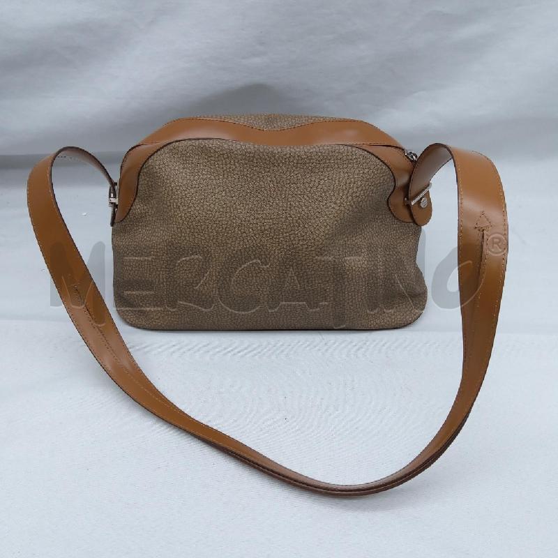 BORSA DONNA BORBONESE OCCHIO DI PERNICE MARRONE TRACOLLA DOPPIA | Mercatino dell'Usato San maurizio canavese 3