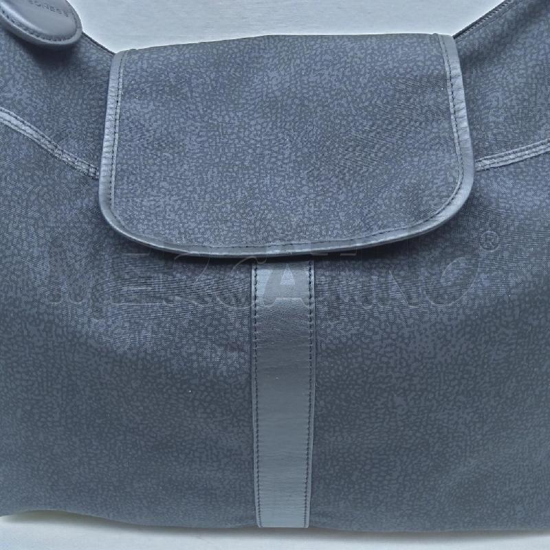 BORSA DONNA BORBONESE TESSUTO OCCHIO DI PERNICE NERO  | Mercatino dell'Usato San maurizio canavese 2