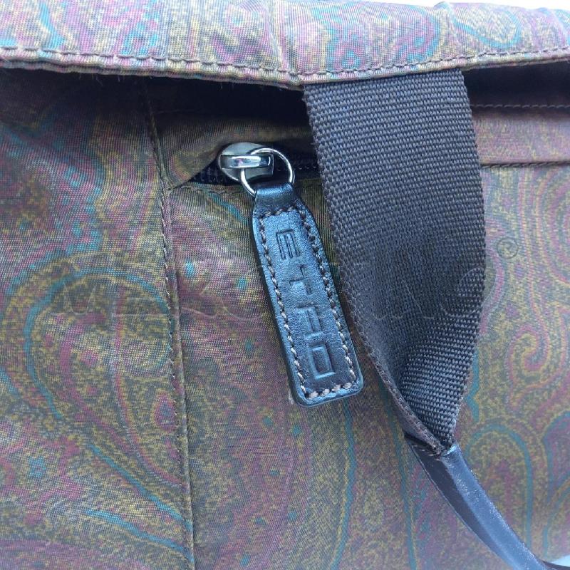BORSA DONNA ETRO NYLON STAMPA PAISLEY INSERTI PELLE  | Mercatino dell'Usato San maurizio canavese 5