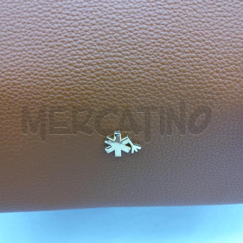 BORSA DONNA FEZ MARRONE SIMIL PELLE FIBBIE | Mercatino dell'Usato San maurizio canavese 3