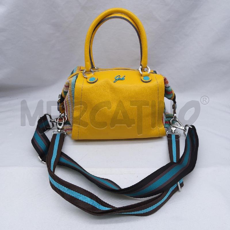 BORSA DONNA GABS ICON G3 GIALLO RIGHE TESSUTO  | Mercatino dell'Usato San maurizio canavese 1