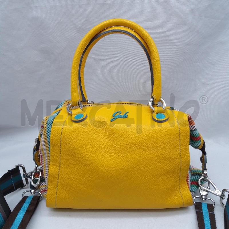 BORSA DONNA GABS ICON G3 GIALLO RIGHE TESSUTO  | Mercatino dell'Usato San maurizio canavese 2