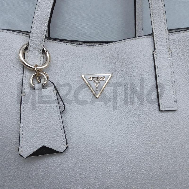 BORSA DONNA GUESS MERIDIAN GIRLFRIED TOTE AVORIO | Mercatino dell'Usato San maurizio canavese 2