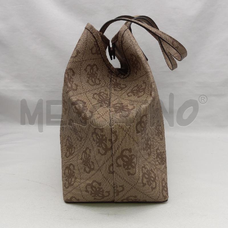 BORSA DONNA GUESS VIKKY LATTE LOGO  | Mercatino dell'Usato San maurizio canavese 4