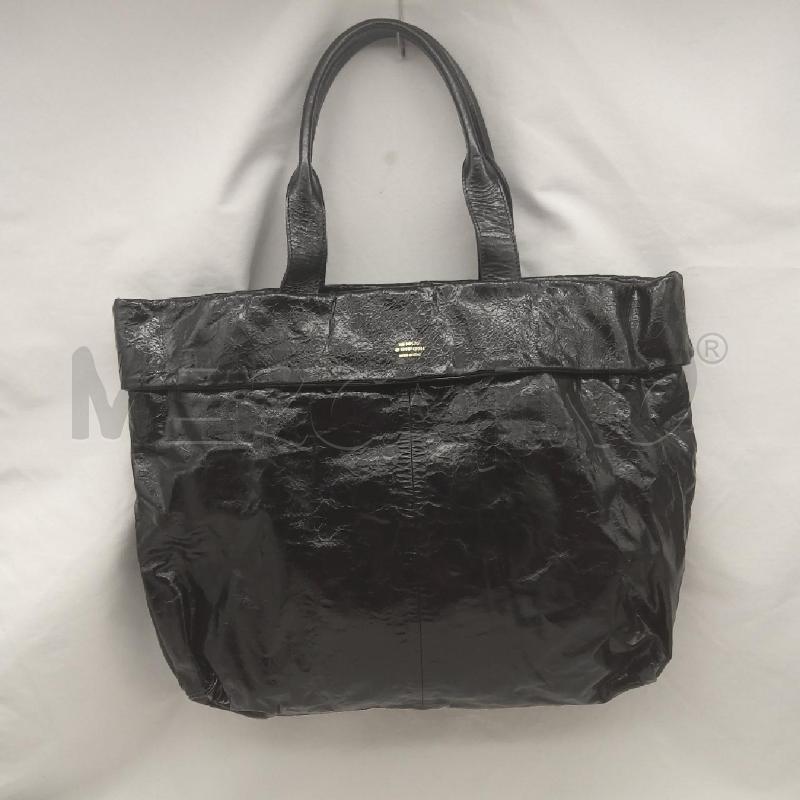 BORSA DONNA MAURO GRIFONI VERNICE EFFETTO STROPICCIATO  | Mercatino dell'Usato San maurizio canavese 1