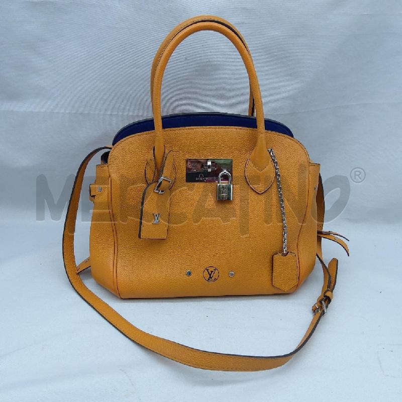 BORSA DONNA MILLA LOUIS VUITTON ARANCIO MARTELLATA INTERNO BLU | Mercatino dell'Usato San maurizio canavese 1