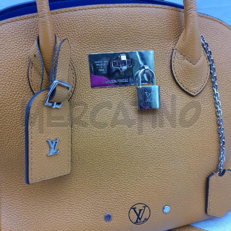 BORSA DONNA MILLA LOUIS VUITTON ARANCIO MARTELLATA INTERNO BLU | Mercatino dell'Usato San maurizio canavese 4