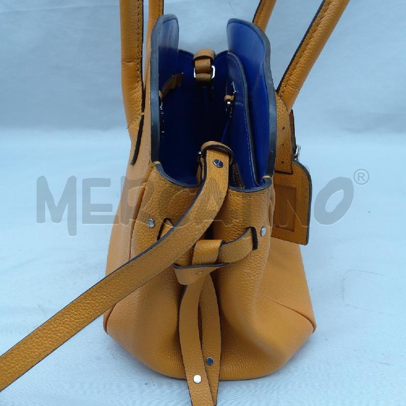 BORSA DONNA MILLA LOUIS VUITTON ARANCIO MARTELLATA INTERNO BLU | Mercatino dell'Usato San maurizio canavese 5