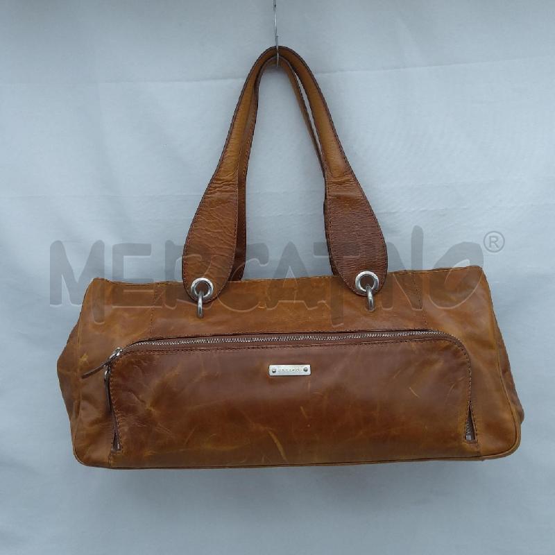 BORSA DONNA ORCIANI MARRONE A SPALLA ZIP CENTRALE  | Mercatino dell'Usato San maurizio canavese 1