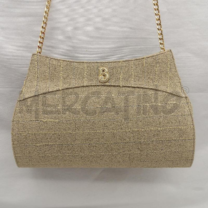 BORSA DONNA PAOLA BACNI BEIGE TESSUTO | Mercatino dell'Usato San maurizio canavese 1
