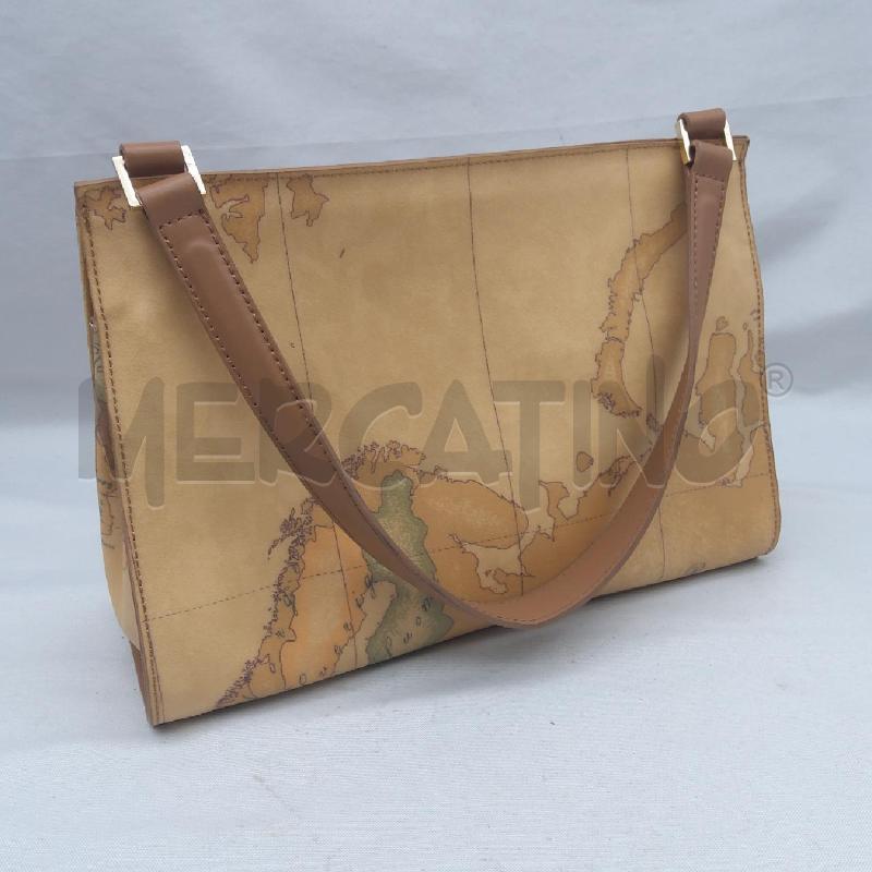 BORSA DONNA PRIMA CLASSE SOTTOSPALLA INTRECCIO BIANCO E TABACCO  | Mercatino dell'Usato San maurizio canavese 3