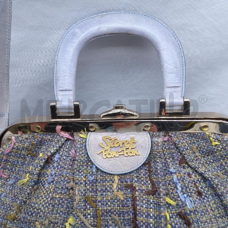 BORSA DONNA SECRET PON PON CORDA VERDE GIALLO AZZ MET DOR  | Mercatino dell'Usato San maurizio canavese 3