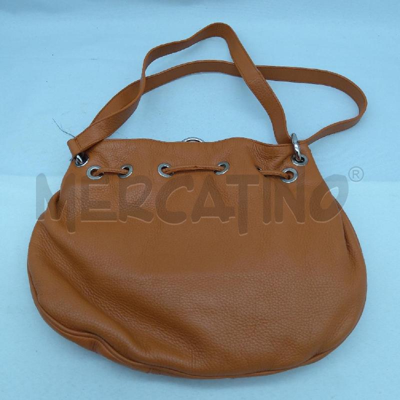 BORSA DONNA VERA PELLE FURLA MARRONE CERCHIETTI | Mercatino dell'Usato San maurizio canavese 4