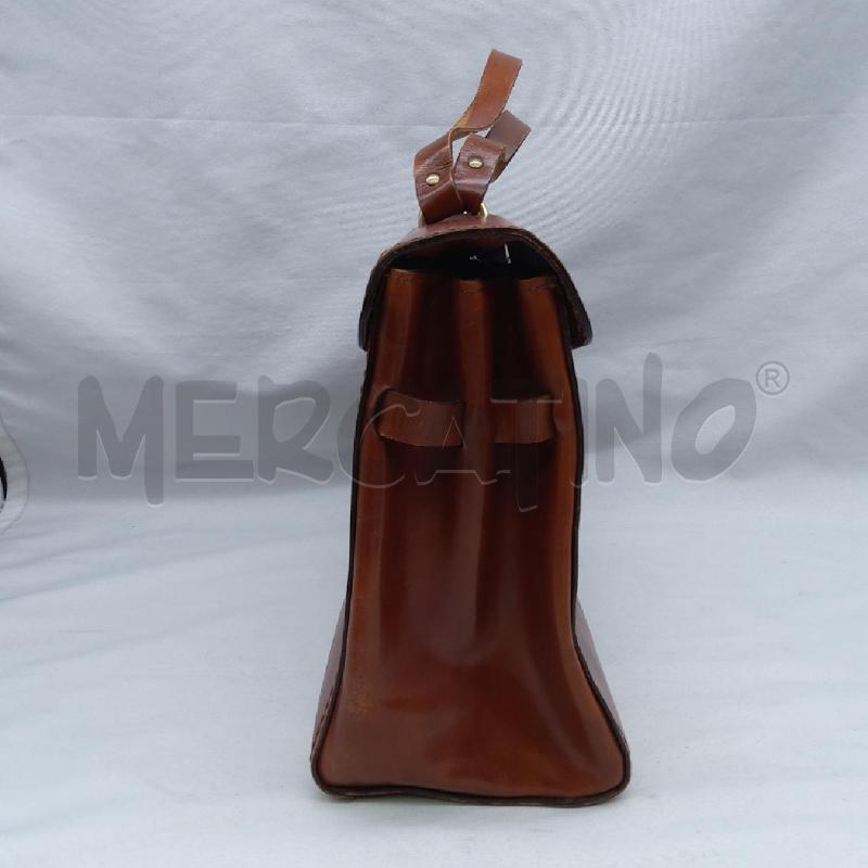 BORSA D VERA PELLE CARTELLA MARRO CHIUSURA DORATA  | Mercatino dell'Usato San maurizio canavese 2