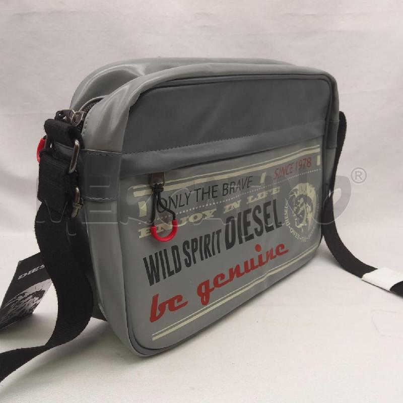 BORSA PORTA PC DIESEL GRIGIO CHIARO | Mercatino dell'Usato San maurizio canavese 4