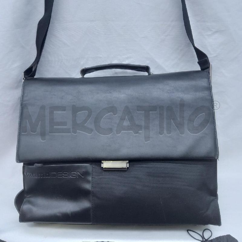 BORSA PORTA PC MOMO DESIGN PELLE ECOLOGICA STOFFA | Mercatino dell'Usato San maurizio canavese 1